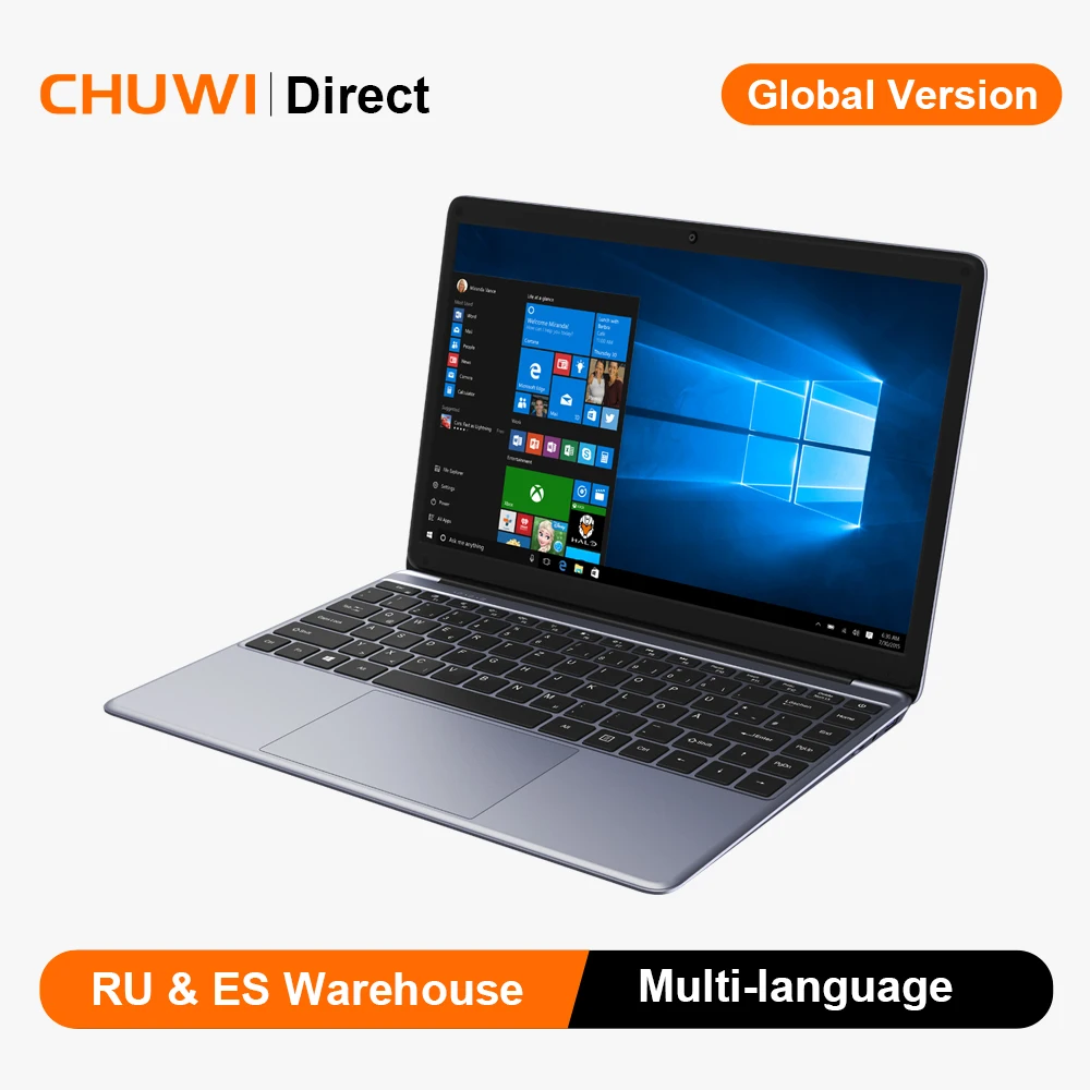 2020 CHUWI HeroBook Pro Intel N4000 Dual Core Windows 10 Laptop 14.1 Inch FHD IPS Screen 8GB 256GB Computer Bluetooth 4.0