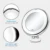 Led Makeup Mirror Vanity Mirror Light Make up Mirror Led Miroir Grossissant 10X Увеличительные Косметические Зеркала со Светом Droppship