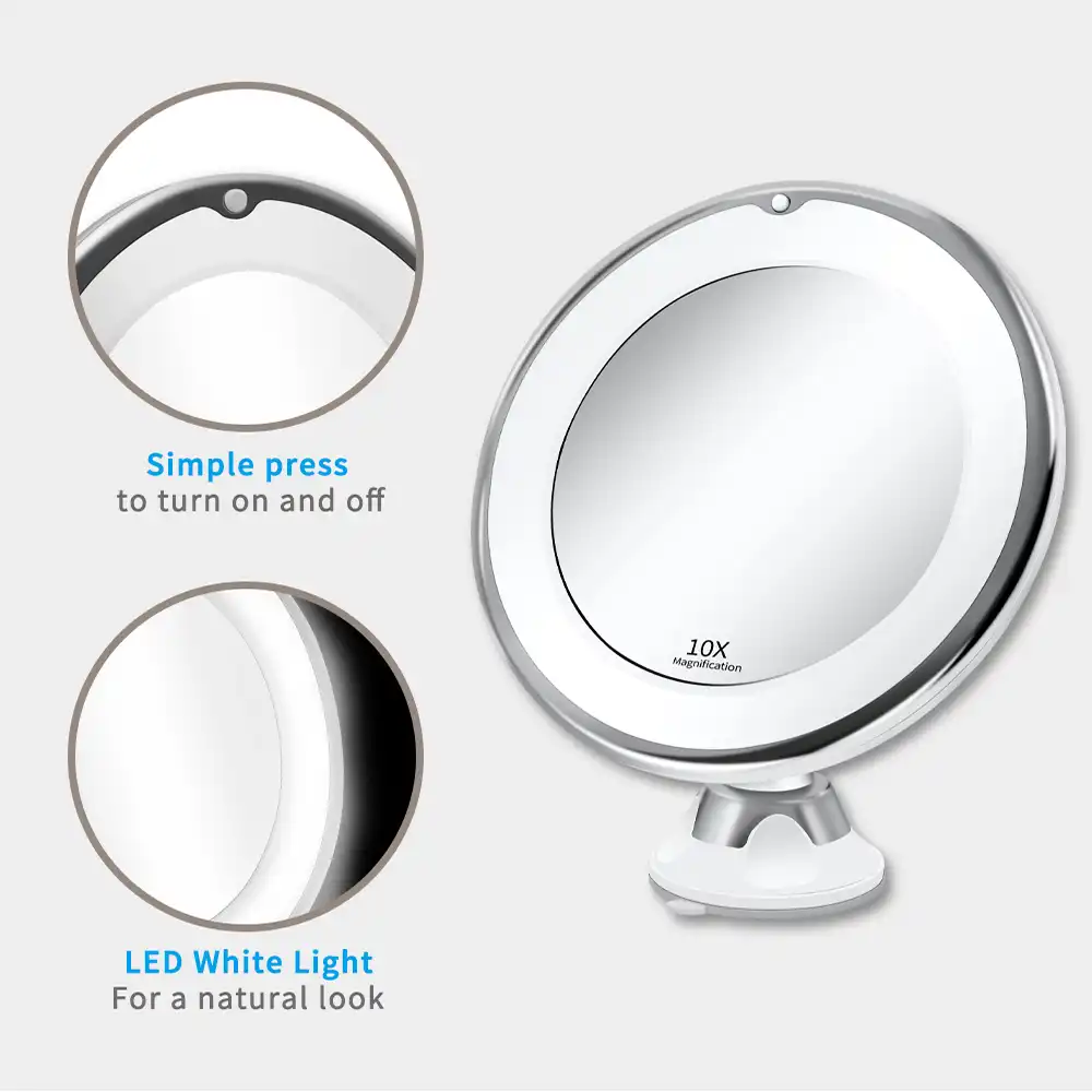 espejo de maquillaje espejo de bano led espejo con luz led para maquillaje con luz led luces espejos de aumento para ba o espejo flexible espejo