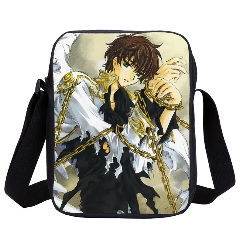 Маленькие сумки-мессенджеры для мальчиков и девочек, крутые Мультяшные аниме-сумки с объемным принтом, Детская сумка через плечо, сумки на ремне, сумки на ремне - Цвет: DSTCB4076510-S1149