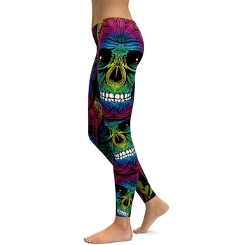 

Fashion Leggings Sexy Casual Highly Elastic and Colorful Leg Warmer Fit Print Sporting Workout Athletic Leggins Pants Trousers