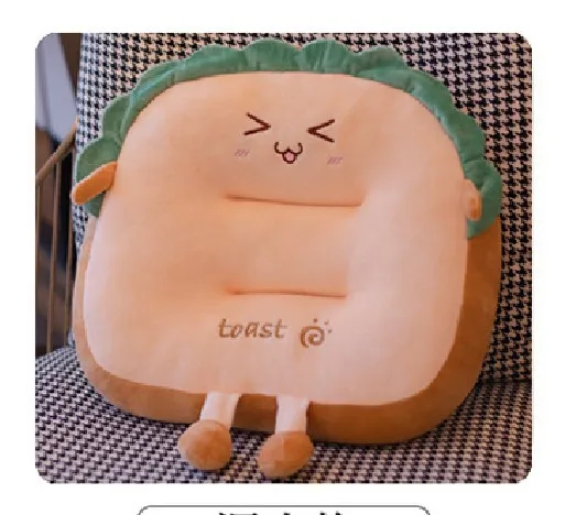 Kawaii Bread Toast Super Soft Pillow Plush Toys Creative Simulation Plush Stuffed Doll Child Cushion Home Pillow Christmas Gift