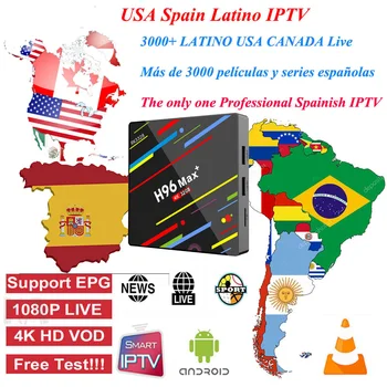 

Latino IPTV M3U Spain USA Canada Channels Chile Mexico Argentina Ip Tv Peru Subscription with Spanish for Smart Android TV Box