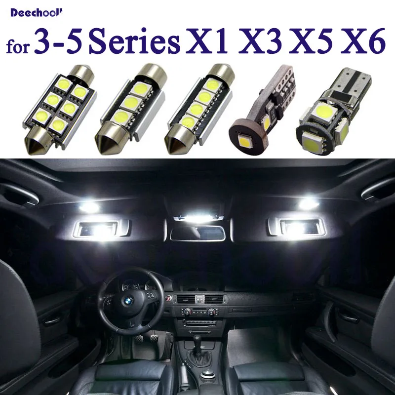 100% Canbus светодиодный ная лампа для номерного знака + Внутренняя купольная BMW E36 E46 E90
