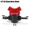 3pcs 8Kinds Socket Type Irrigation Ball Valve Micro Drip Irrigation Hose Connectors Agricultural Watering Kits PE Pipe Valve ► Photo 3/6