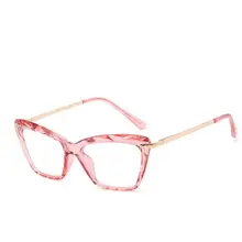 Модные очки кошачий глаз, оправа для женщин, трендовые стили, брендовые оптические очки, женские компьютерные очки L3