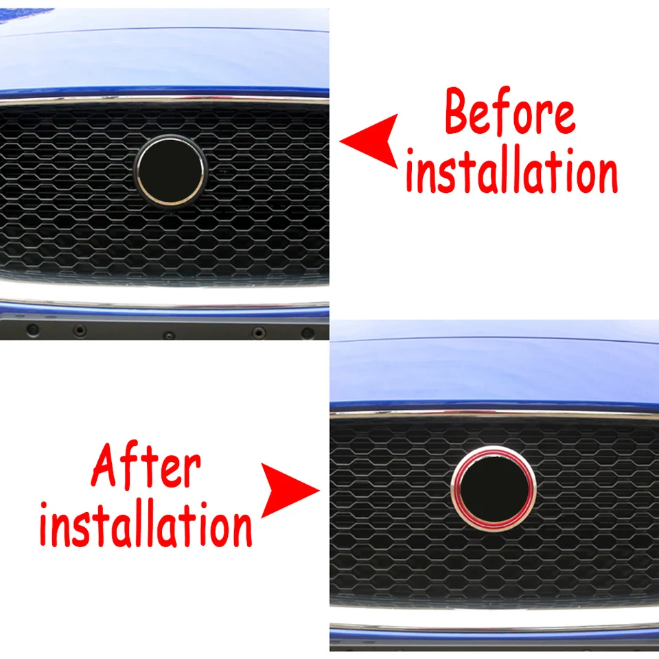 For Jaguar XE XF F-PACE X760 X761 X260 Car grill grille emblem