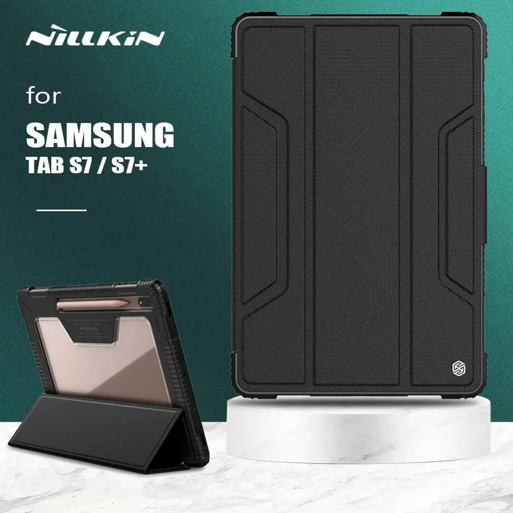 Чехол-Бампер NILLKIN для Samsung Galaxy Tab S7 + противоударный чехол с полным покрытием Plus