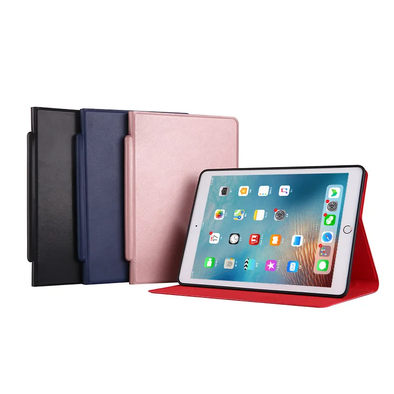 

Manufacturers Direct Selling iPad 5678 Flat Belt Pen Leather Case Business Simple iPad Holder Protective Case Ultra-Thin