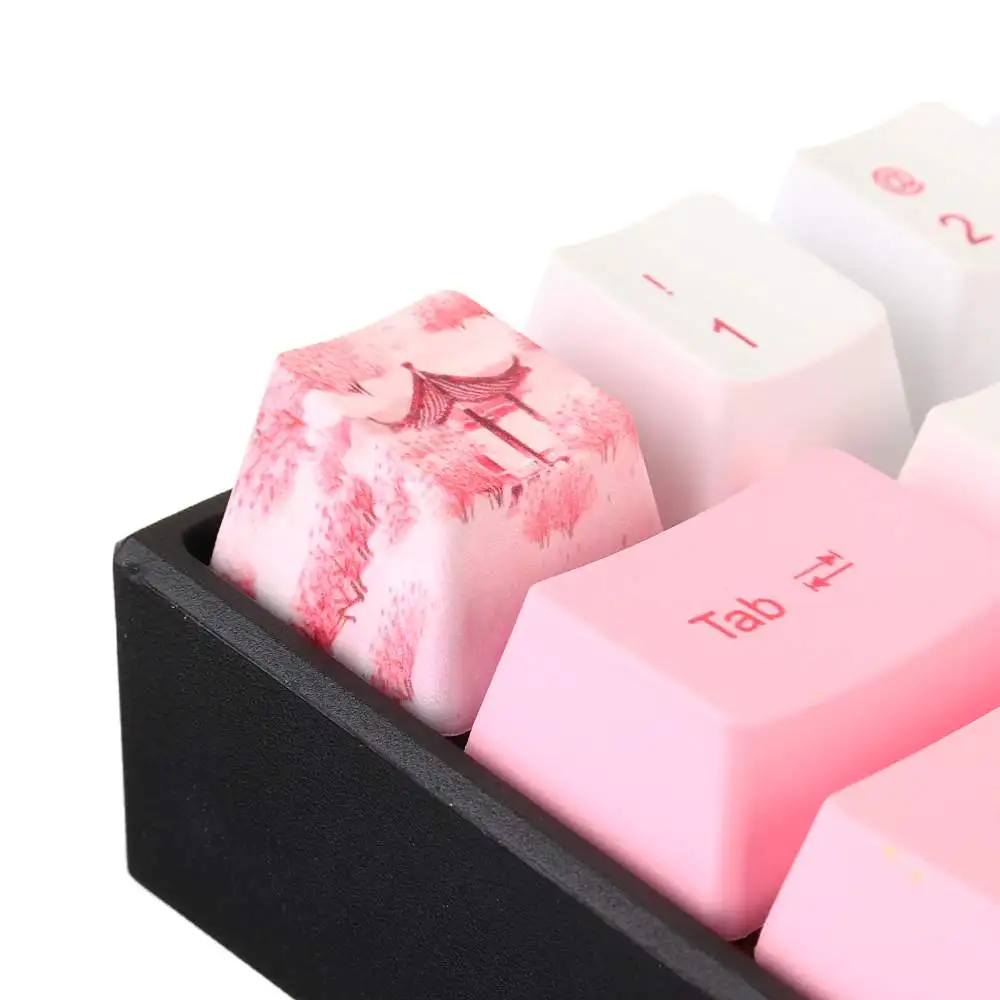 PBT сублимационный колпачок для 60% Anne pro 2 Royal Kludge RK61 Geek GK61 GK64 Механическая игровая