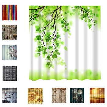 

Eco-Friendly Multi-color Shower Curtain Water-resistant Bath Panel Decor