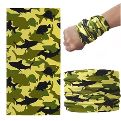 Camouflage Series Scarf Men Motorcycle Headband Neck Gaiter Magic Seamless Tubular Headdress Sunscreen Dustproof Cover Bandana