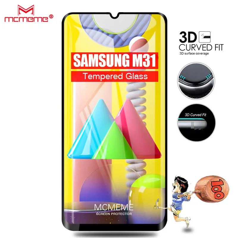 For Samsung Galaxy M31 Glass Tempered Screen Protector Full Cover Film Protective | Мобильные телефоны и аксессуары