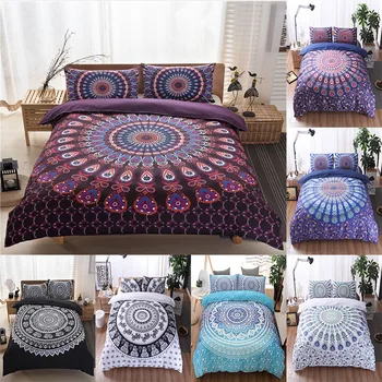 

Bedding Set Floral Paisley Pattern Duvet Cover Set Bohemian Comforter Bedding Sets Adult Girl Single Queen King