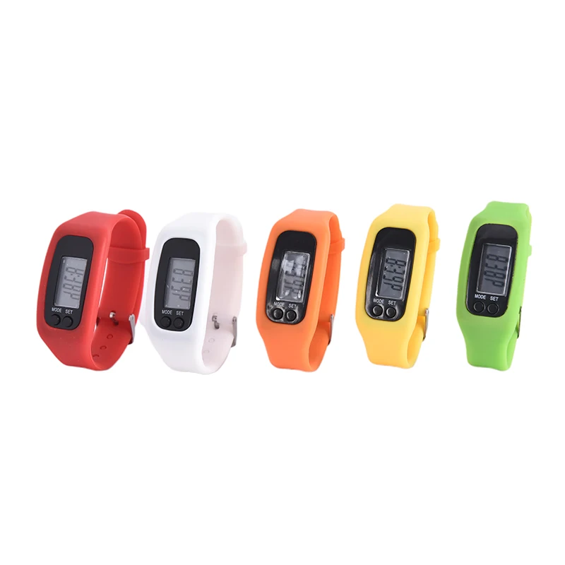 Long-life Battery Multifunction Digital LCD Pedometer Run Step Calorie Walking Distance Counter High Quality 5 Colors