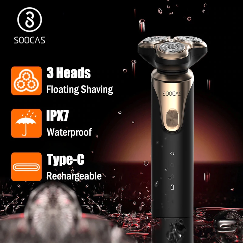 SOOCAS S3 Бритва Электрический человек станок для бритья Xiaomi Mijia электрическая