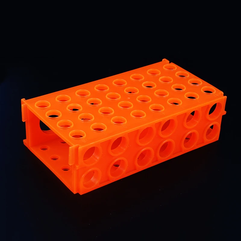 Plastic Test Tube Rack 4-sided Centrifuge Tubes Rack Microtube Combo 4 Way , ( 5 pcs )