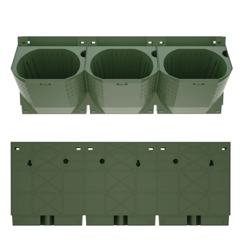 1 PC Garden Stackable Vertical Garden Pots Wall Planter Living Background For Office Outdoor Mall Indoor Living Hall Balcony