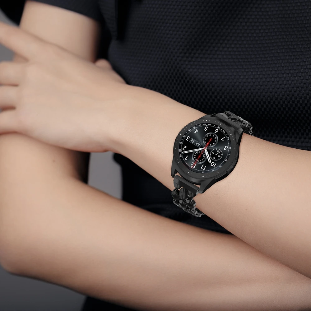 Браслет Toyouths из нержавеющей стали для samsung Galaxy Watch 42 мм, браслет, Женский металлический ремешок для Galaxy Active 2 40 мм