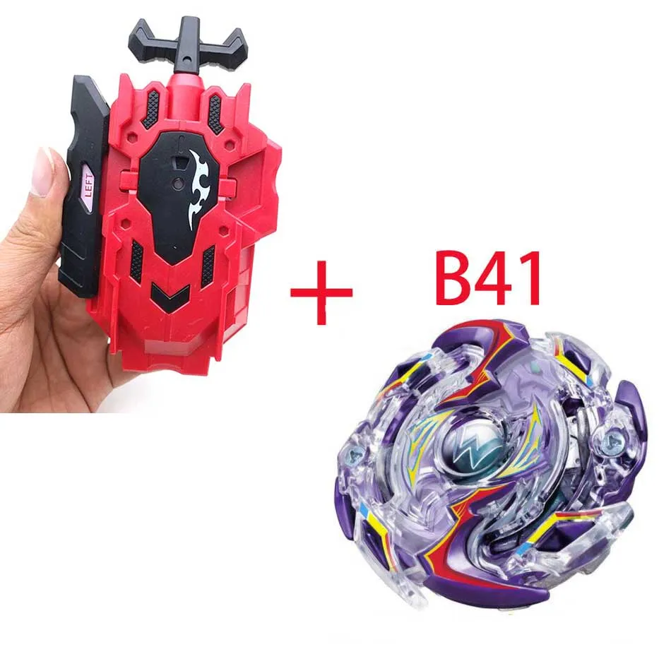 Волчок Beyblade BURST B-125 B-122 с пусковым устройством Bayblade Bey blade металл пластик Fusion 4D Подарочные игрушки для детей - Цвет: B41