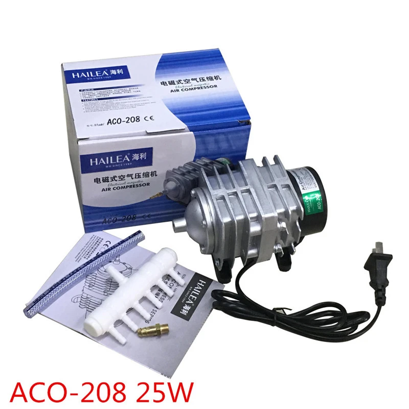 Hailea Aquarium Air Pump Aco-208 25w 