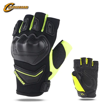 

Newest Half Finger Motorcycle Gloves Cycling Guantes Cyclegear Cyling Protectives Riding Motocross Gloves Armor