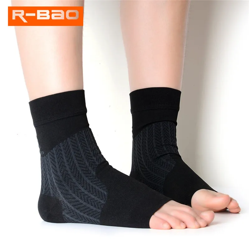 1 пара эластичная поддержка щиколотки Brace компрессионный аппарат для лодыжки протекторы носки для бадминтона Баскетбол Футбол, таэквондо фитнес