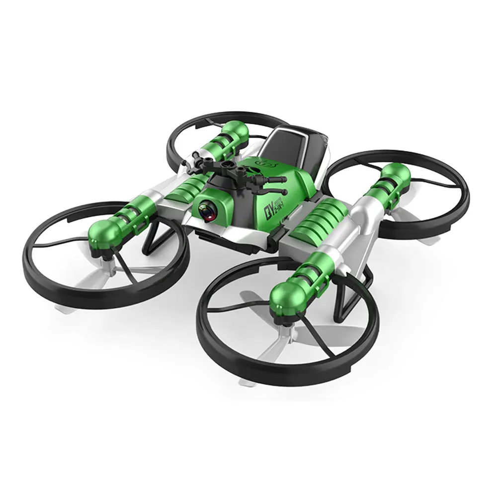 Новое поступление WiFi FPV RC Дрон мотоцикл 2 в 1 складной вертолет камера 0.3MP высота удержания RC Квадрокоптер мотоцикл Дрон