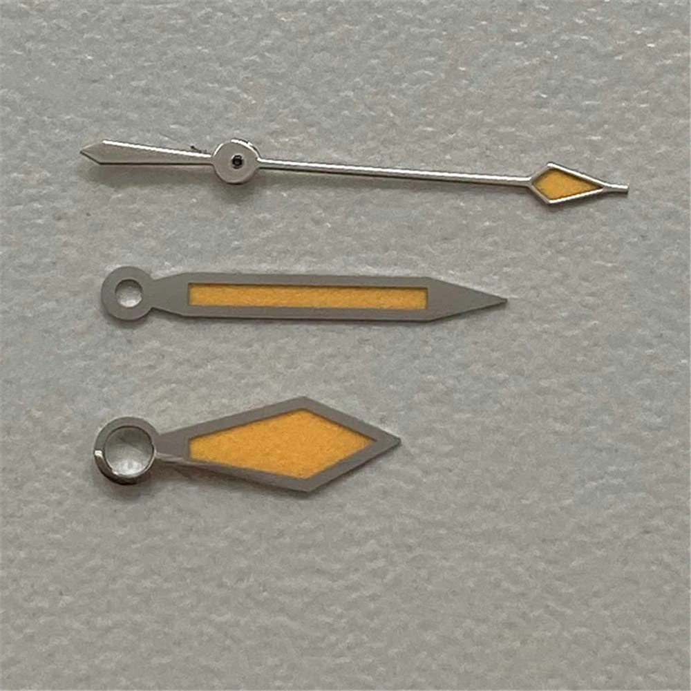 

For NH35 NH36 Watch Hands Luminous Wristwatch Orange PointerWatch Movement Parts