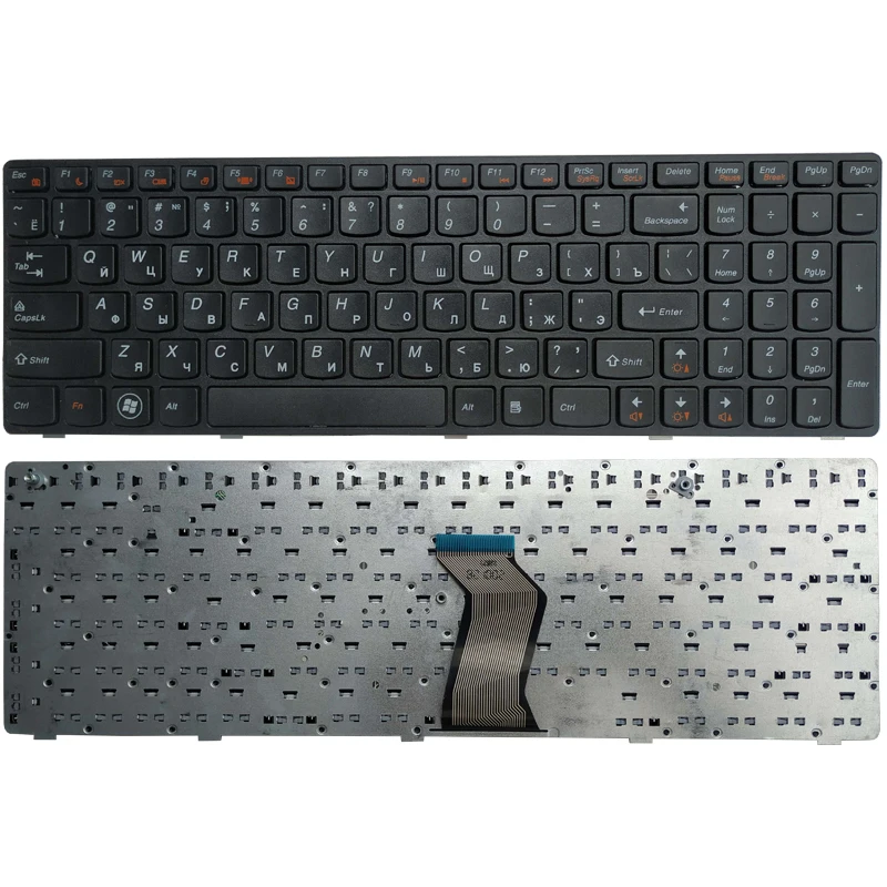 Новая русская клавиатура для ноутбука Lenovo G570 G780 G770 G780A G770A черная | Компьютеры и