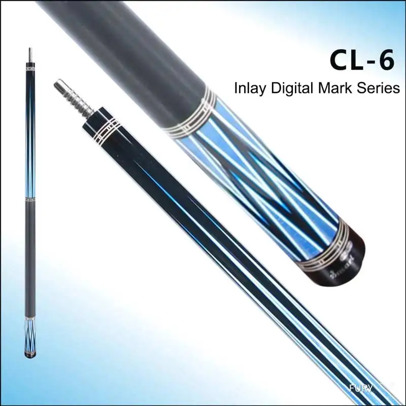 

FURY Official Store CL-6 Pool Cue 13mm Tiger Everest Tip With Case Half Technologia HTE Shaft Professional Billiard Stick Kit