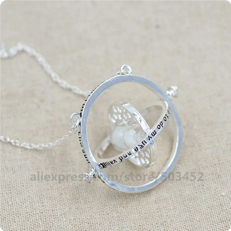 200 шт./лот, модная дешевая Женская цепочка ketting Time Turner,, Colgantes Mujer Moda, круглая подвеска на цепочке, лучшие друзья, Подарочные ювелирные изделия