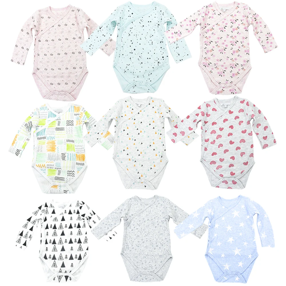 Body de manga larga con estampado bonito para recién nacido, ropa Infantil de 0 a 3 meses, de algodón, para otoño y primavera