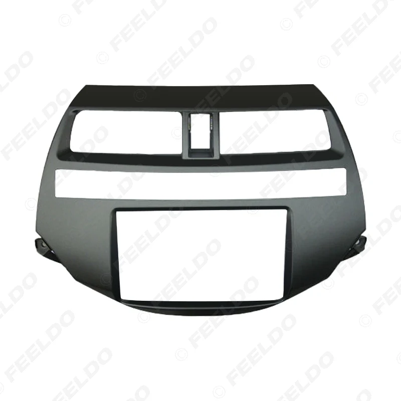 FEELDO Car Radio Dash Panel Fascia Frame Adapter for Honda Accord/Crosstour 2DIN ABS Fascia Installation Frame Trim Kit