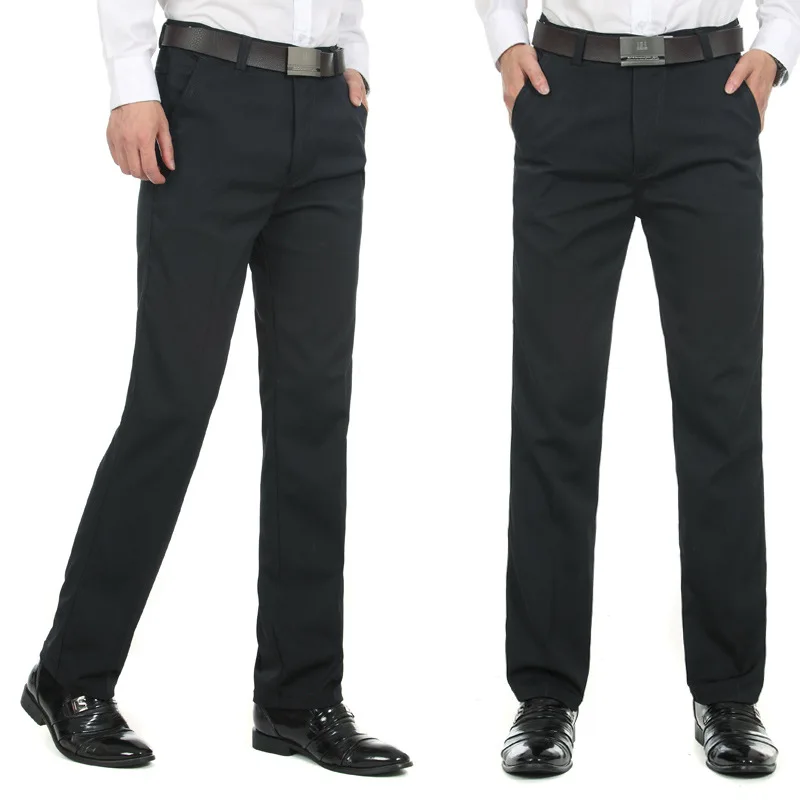 

Spring Clothing New Style MEN'S Wear Long Pants Middle-aged MEN'S Casual Pants Daddy Clothes Large Size Loose-Fit Straight-leg P