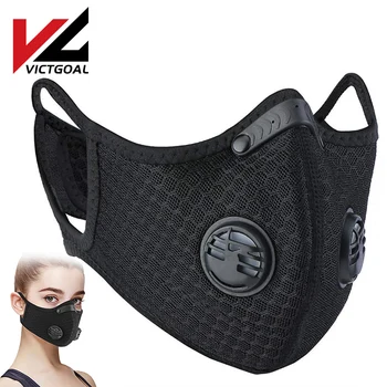 

VICTGOAL Windproof Cycling Mask Sports Women Men Mouth-Muffle PM2.5 Face Mask For Running Skiing Masks Bicycle Training Mask