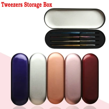 

Professional Storage Box for Eyelash Extension Tweezers Organizer Case Eyelashes Eyeliner Pencil Case Organizer Makeup Tool