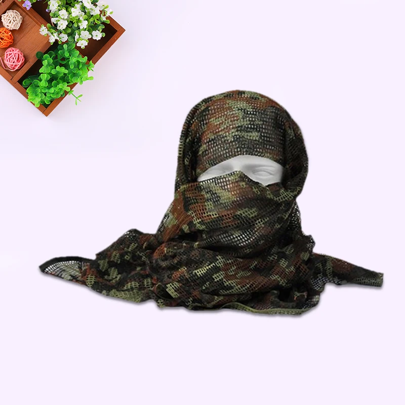 

Wrap Mask Tactical Camo Tactical Sniper Veil 68"X33" Scarf