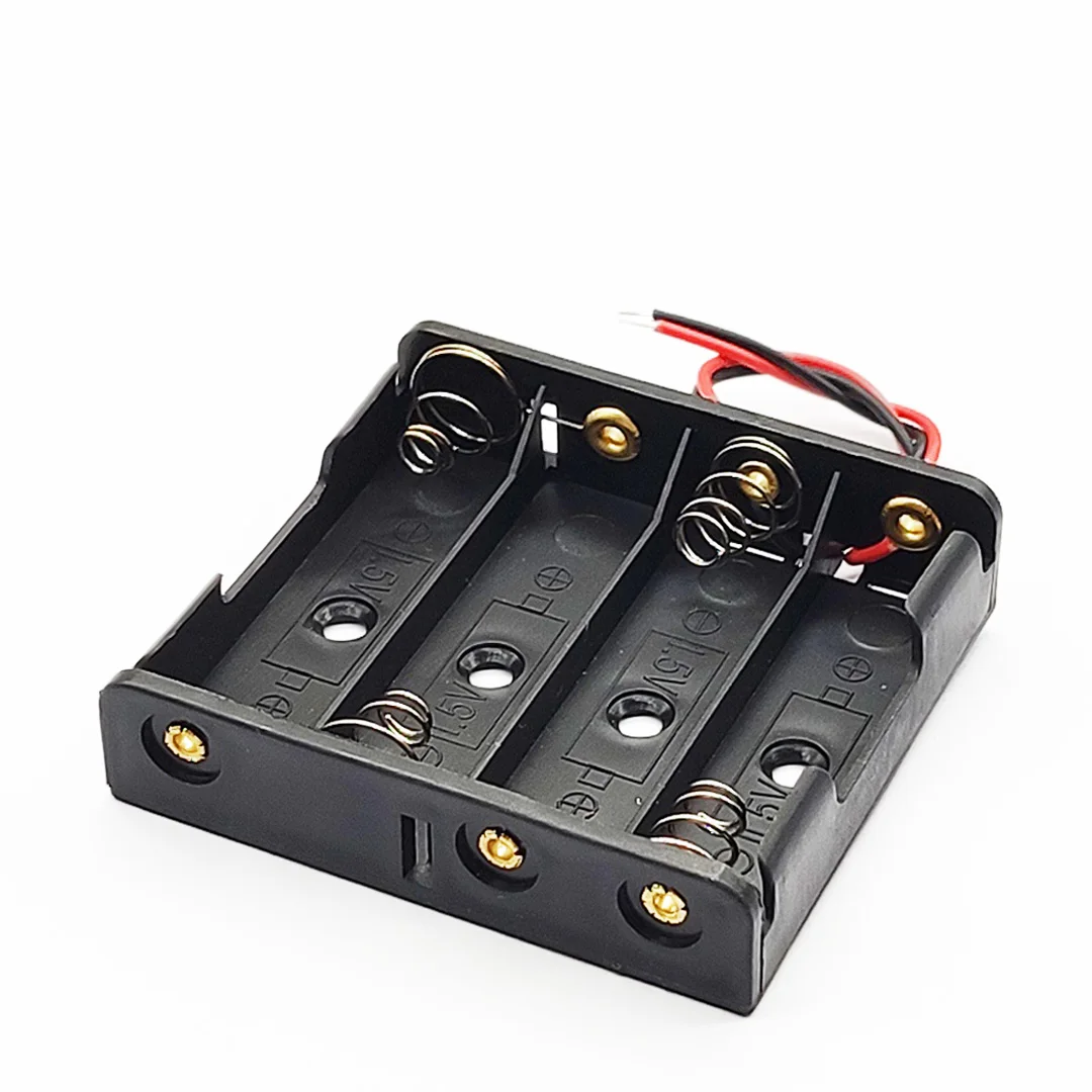 Battery Holder AA 14500 Size Power Storage Case Box 1 2 3 4 Slots