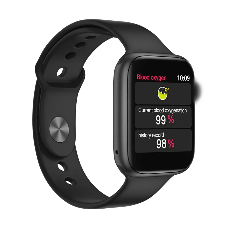 I5 для Apple Watch Монитор Сердечного Ритма Смарт-часы водонепроницаемые фитнес-трекер кровяное давление вызов Smartwatch для iOS Android - Цвет: black