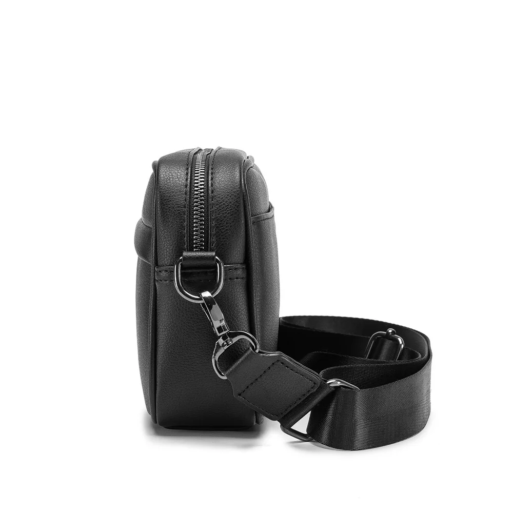 Shoulder Bag Men Black Leather | Black Leather Man Shoulder
