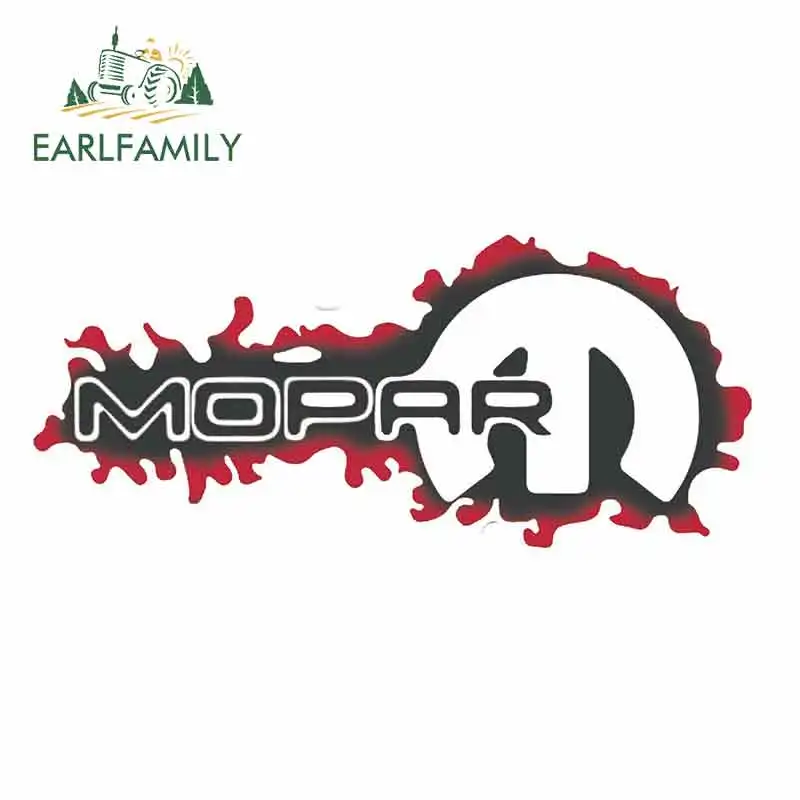 EARLFAMILY 13 см x 5,7 см для Mopar клейкая наклейка для автомобиля виниловая JDM бампер багажник грузовик графика лобовое стекло бампер окна тонкая наклейка