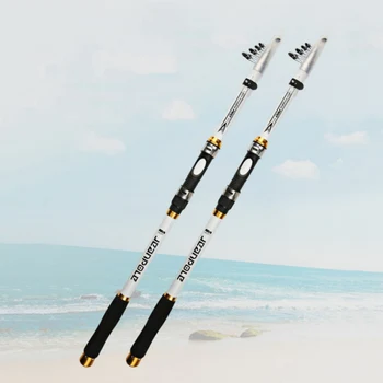 

2.1M -3.6M Carp Telescopic Fishing Rod feeder Hard FRP Carbon Fiber Portable Fishing Pole Retractable Telescopic Pole