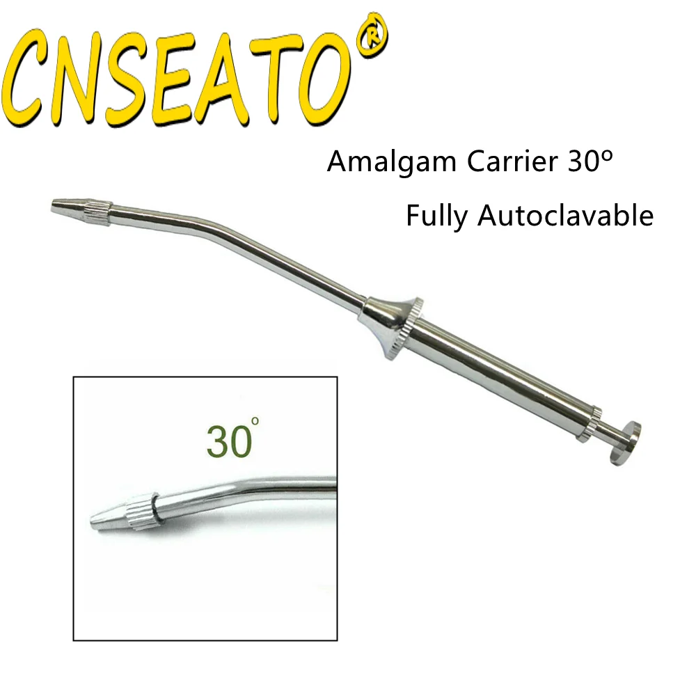 Set Of 2 Amalgam Gun Carrier 30° Restorative Stainless Steel Lab Instruments New 