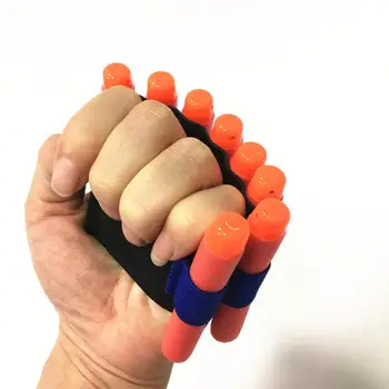 

Adjustable Bullet Straps Can Hold 20pcs Soft Bullets Toy 7.2cm Refill Bullet Gun Accessorie for Nerf Blasters as Gift for boys