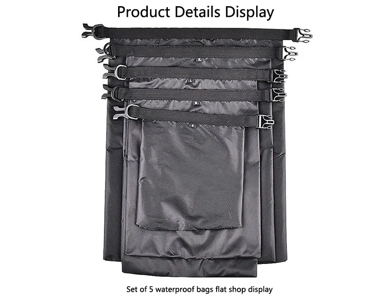 5 шт./компл. открытый плавательный Водонепроницаемый сумка для отдыха на природе сумка для хранения с регулируемым ремешком крюк