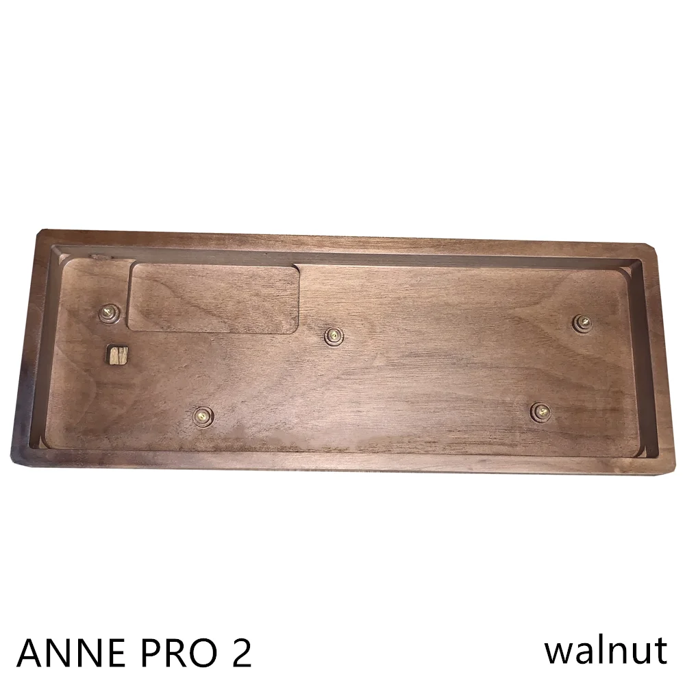 Корпус клавиатуры Anne Walnut Wood pro2 портативный мини-ноутбук беспроводной bluetooth 60% корпус палисандр орех дерево