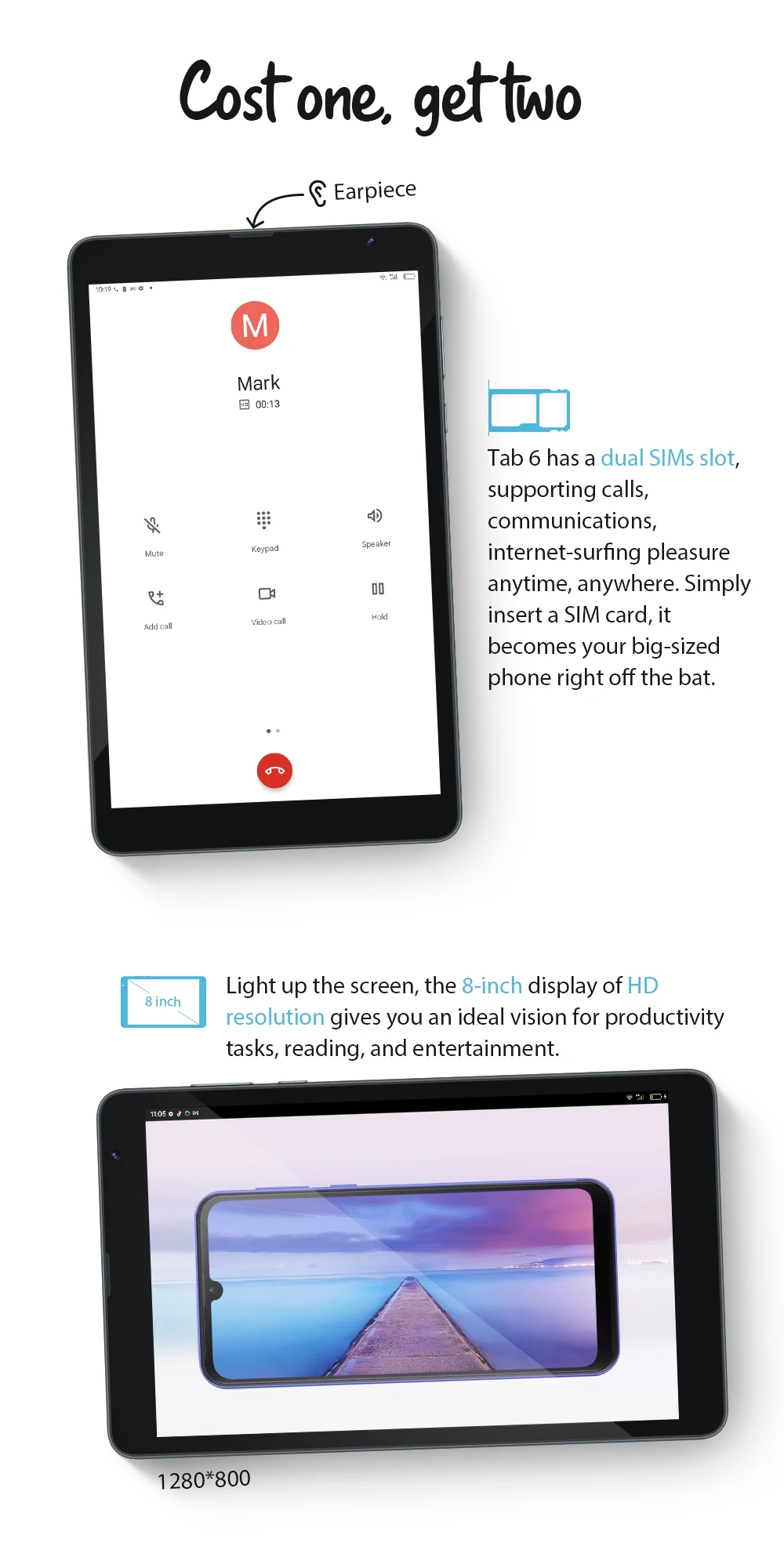 Blackview Tab 6 – 8-inch Android 11 Tablet, Unisoc T310 Quad Core, 3GB+32GB, 5580mAh Big Battery, 2MP+5MP Camera Description Image.This Product Can Be Found With The Tag Names Blackview tab 8 4g tablet, Blackview tab 8 inches, Blackview tab 8 movie, Blackview tab8 tablet, Tablet 8 inches blackview