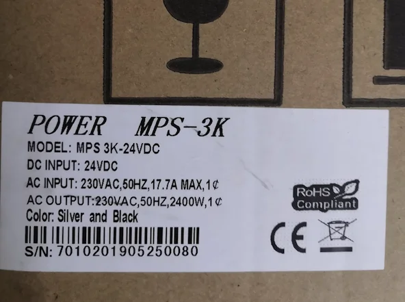MPPT плата контроллера для MPS-3KVA/24v25a солнечный гибридный инвертор