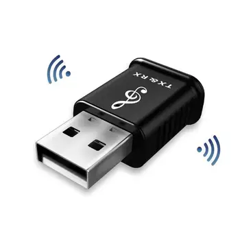 

2 in 1 Bluetooth 5.0 Transmitter Receiver Wireless Stereo Audio Music Adapter for Windows 7/8/10/XP Linux Computer PC